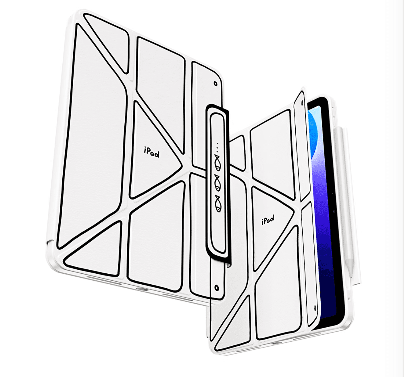 タブレットケース iPad/iPad Air/iPad Pro/miniタブレットケース 多機能折りたたみ式保護カバー