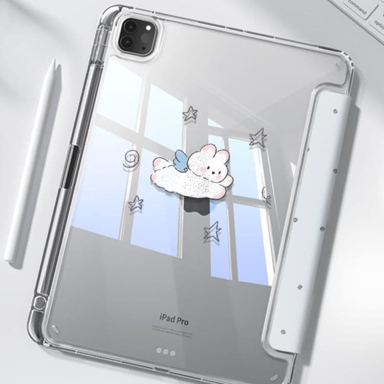 タブレットケース 空と蝶のクリア保護ケース iPad/iPad Air/iPad Pro/mini