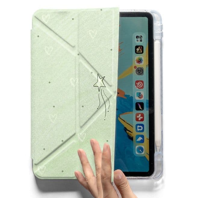 タブレットケース 空と蝶のクリア保護ケース iPad/iPad Air/iPad Pro/mini