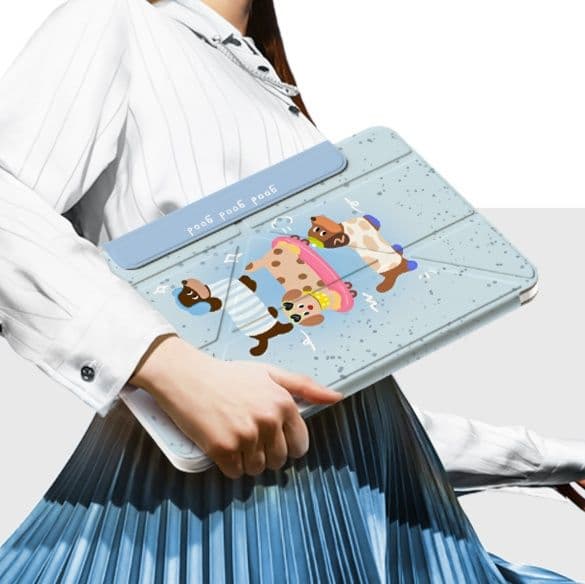 タブレットケース かわいい子犬デザイン保護カバー iPad/iPad Air/iPad Pro/mini