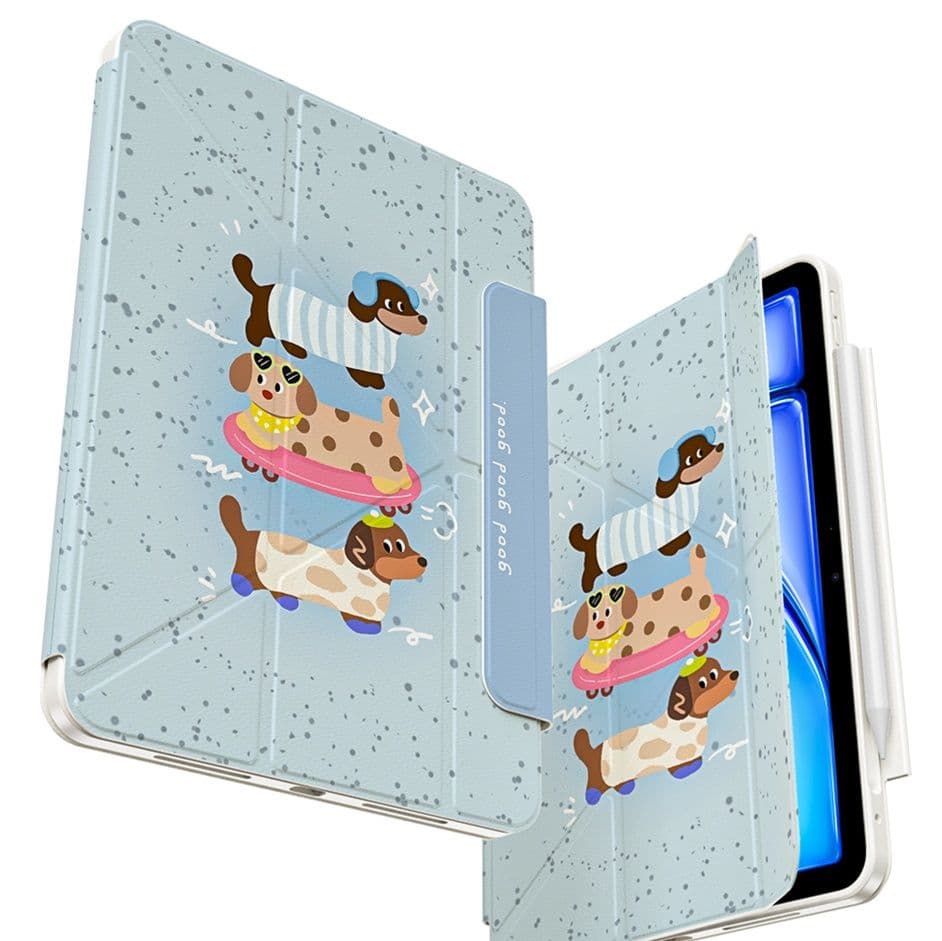 タブレットケース かわいい子犬デザイン保護カバー iPad/iPad Air/iPad Pro/mini