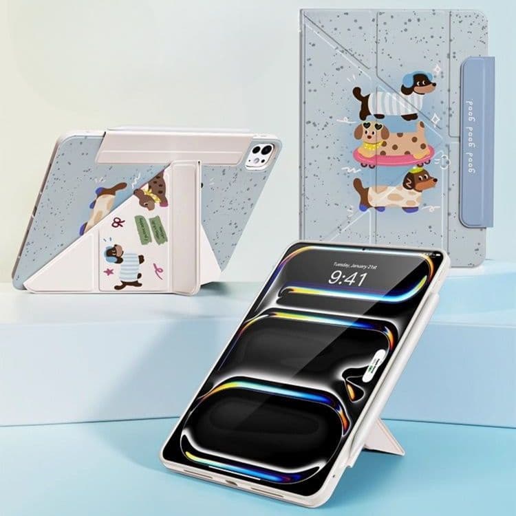 タブレットケース かわいい子犬デザイン保護カバー iPad/iPad Air/iPad Pro/mini