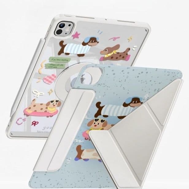 タブレットケース かわいい子犬デザイン保護カバー iPad/iPad Air/iPad Pro/mini
