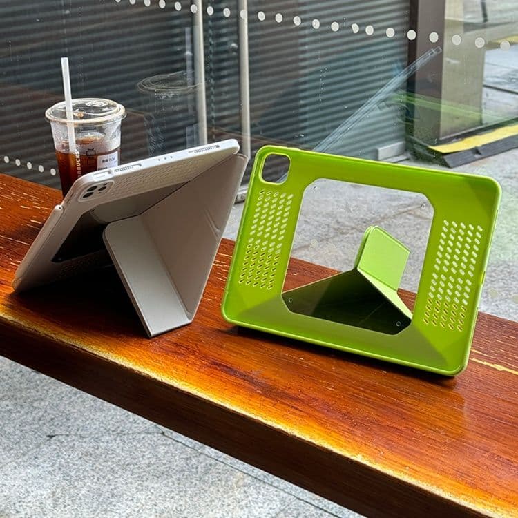 タブレットケース 多角形スタンド式 通気性抜群タブレットケース iPad/iPad Air/iPad Pro/mini