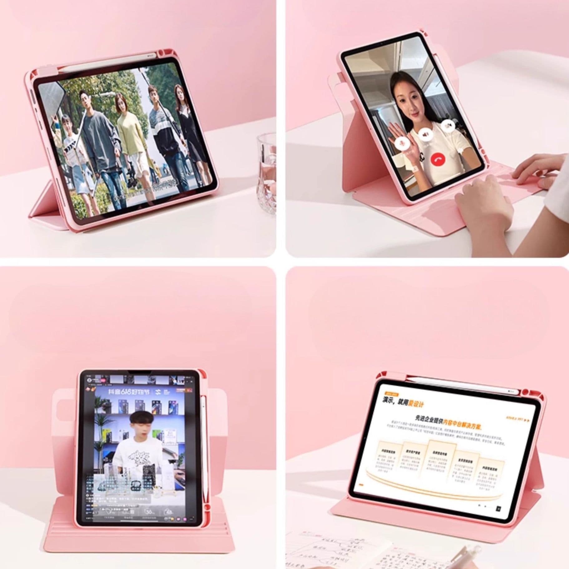タブレットケース 720度回転式タブレットケース iPad/iPad Air/iPad Pro/mini