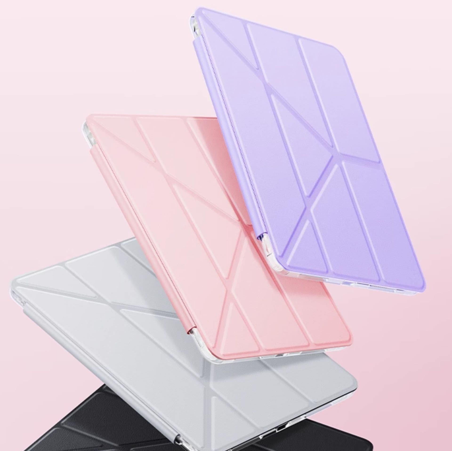 タブレットケース 幾何学デザイン多角度スタンド機能付きケース iPad/iPad Air/iPad Pro/mini