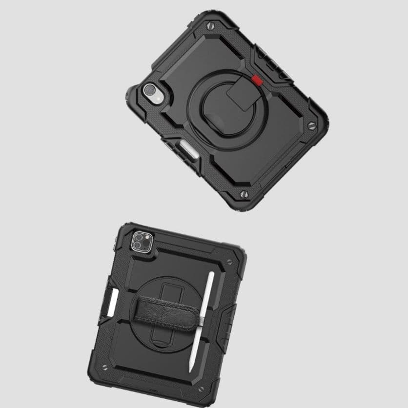 タブレットケース 耐衝撃ハンドル付き多機能保護ケース iPad/iPad Air/iPad Pro/mini