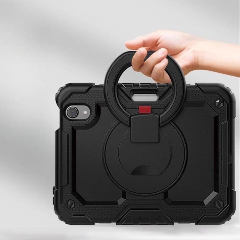 タブレットケース 耐衝撃ハンドル付き多機能保護ケース iPad/iPad Air/iPad Pro/mini