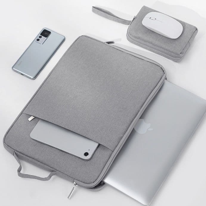 タブレットケース/PCケース 多機能持ち手付き収納バッグ iPad/Macbook/Surface/Huawei/Xiaomi