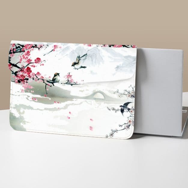タブレットケース PCケース /水墨画デザイン/薄型軽量/タブレット・PCケース iPad/Macbook/Surface/Huawei