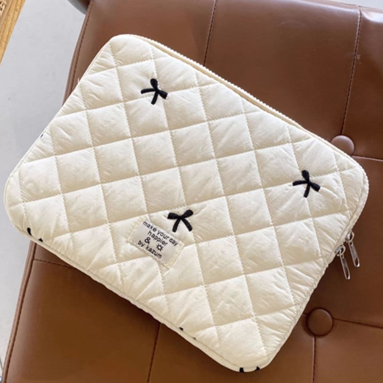 タブレットケース/PCケース 刺繍キルティング/柔らか起毛/タブレット・PCケース iPad/Macbook/Surface/Huawei