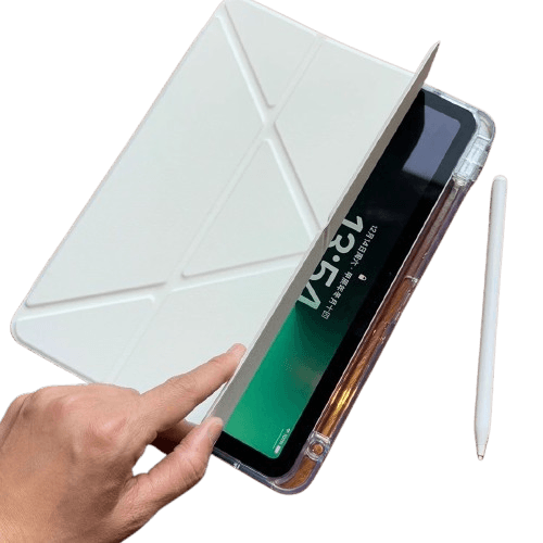 タブレットケース iPad/iPad Air/iPad Pro/mini 透明折り紙スタンド保護カバー
