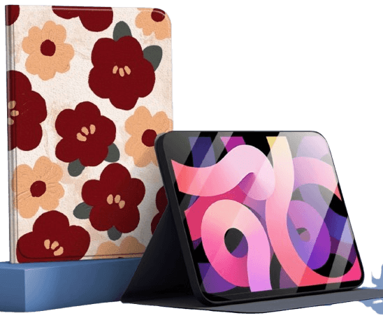 タブレットケース iPad Pro 花模様のタブレットケース