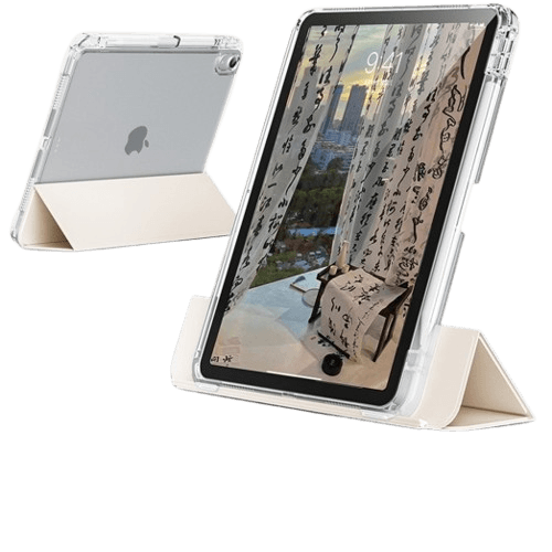 タブレットケース iPad/iPad Air/iPad Pro/mini iPad/iPad Air/iPad Pro/mini 折りたたみスタンド機能付き透明保護ケース