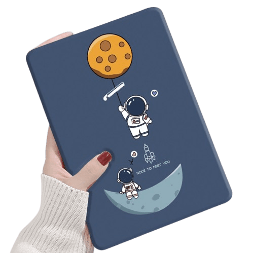 タブレットケース iPad/iPad Air/iPad Pro/mini 宇宙飛行士と猫ちゃん 可愛いタブレット保護カバー