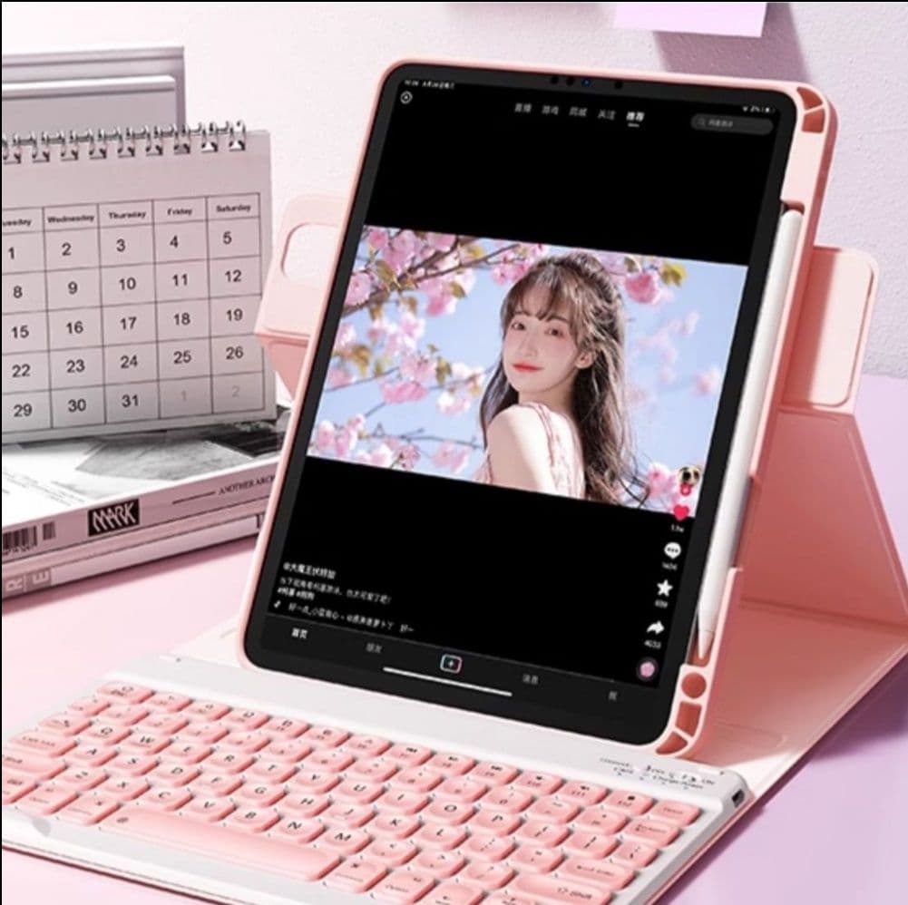 タブレットケース iPad/iPad Air/iPad Pro/mini マグネット取り外し式 横置き対応 タブレットスタンド