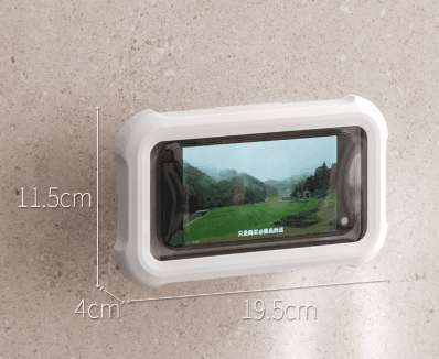 タブレットケース 360°回転式/壁掛け防水タブレット端末ケース お風呂 / シャワー