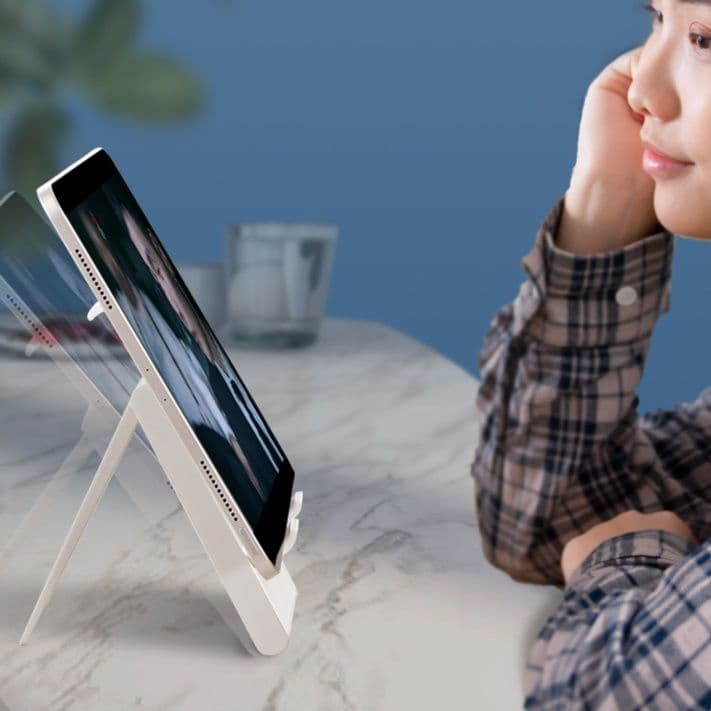 タブレットケース 多角度調整機能付き折りたたみ式スタンド
