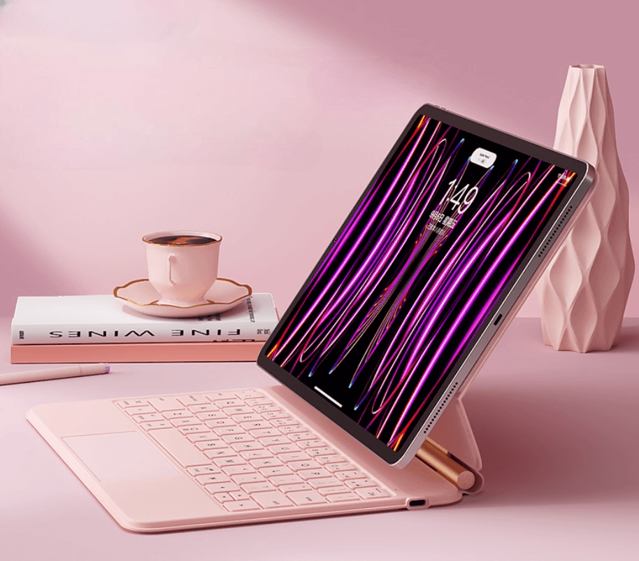 タブレットケース マグネット式タブレット用薄型キーボードケース iPad Air/iPad Pro