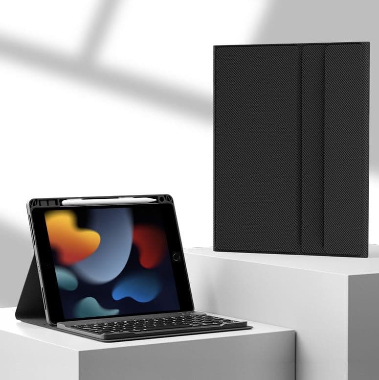タブレットケース キーボード付き多機能保護ケース iPad