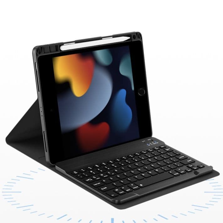 タブレットケース キーボード付き多機能保護ケース iPad