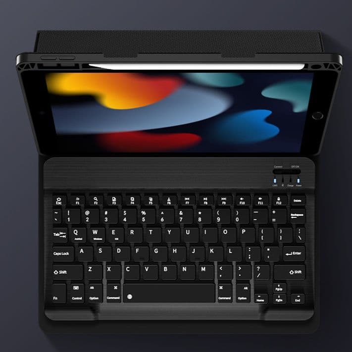 タブレットケース キーボード付き多機能保護ケース iPad