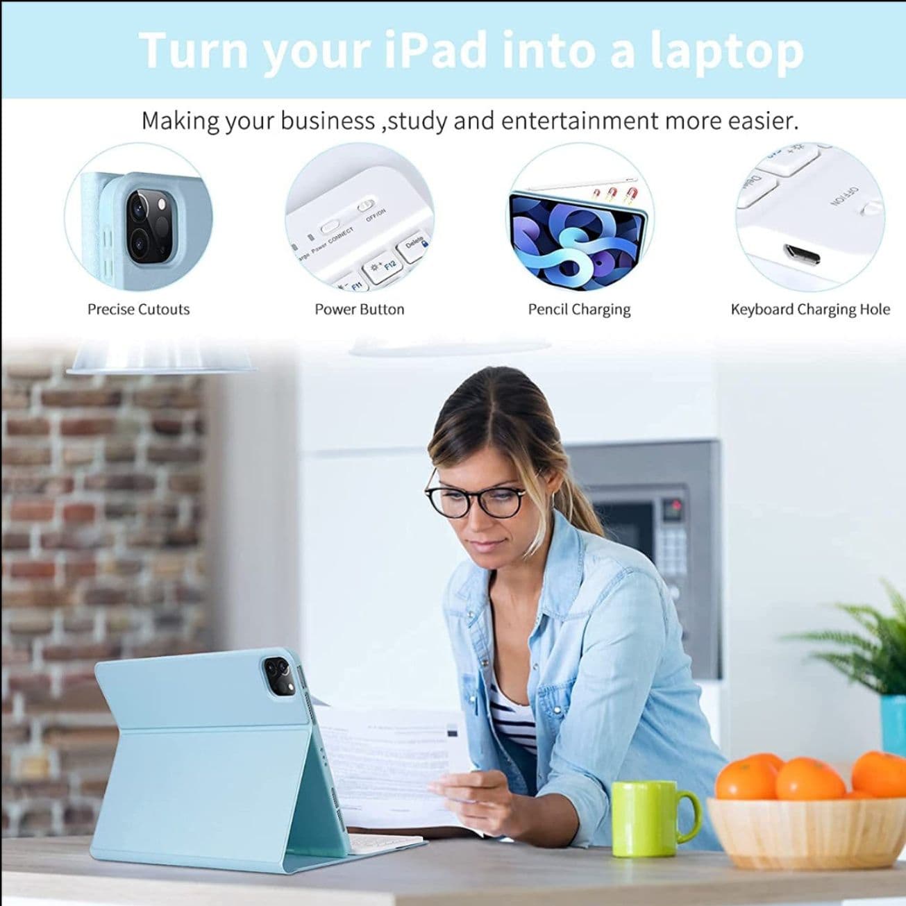 タブレットケース ＜キーボード付き＞一体型保護ケース　iPad/iPad Air/iPad Pro/mini