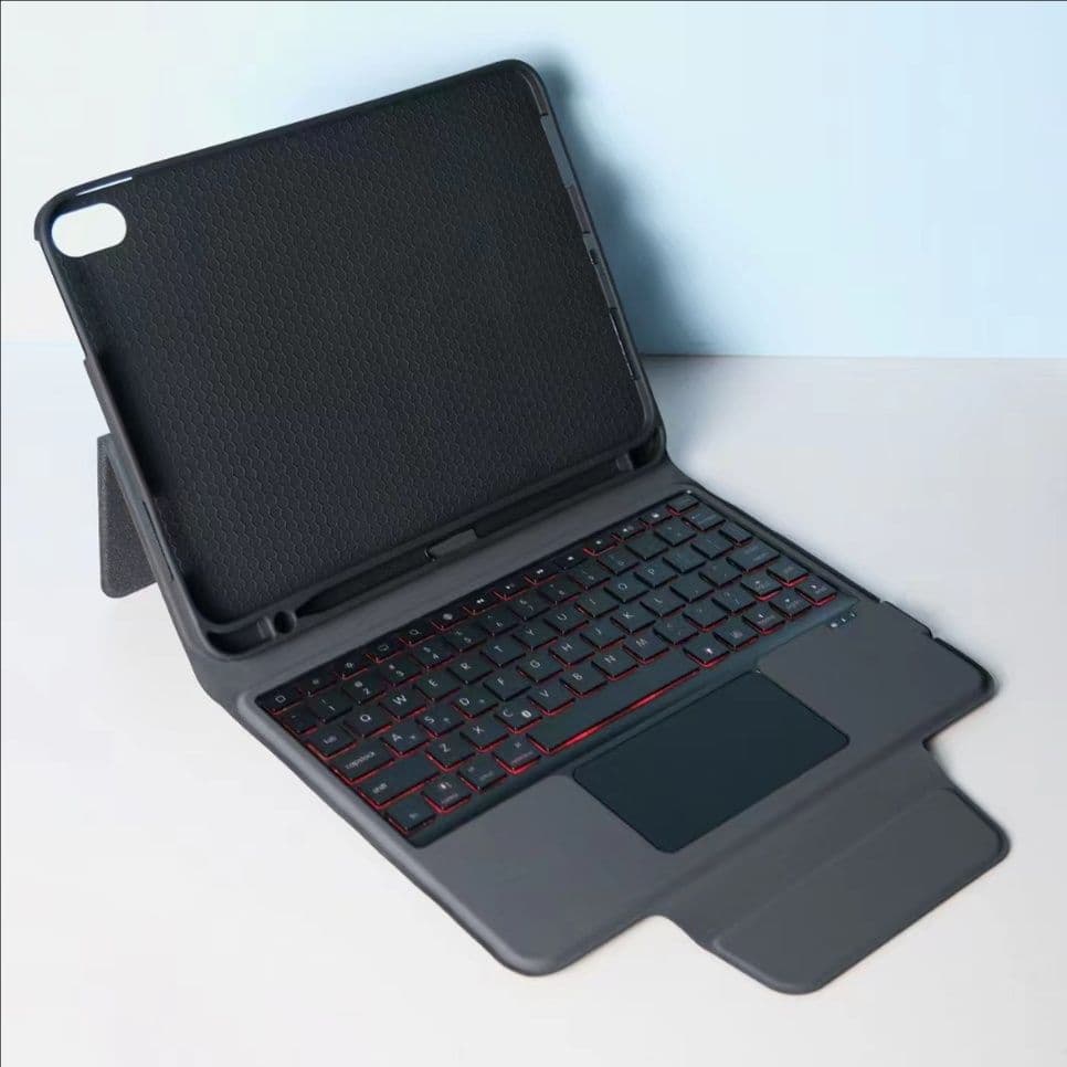 タブレットケース 光るキーボード一体型iPadタブレットケース