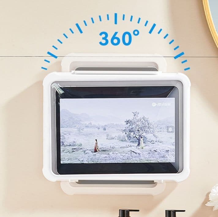 タブレットケース 浴室壁掛け対応/完全防水タブレット保護ケース