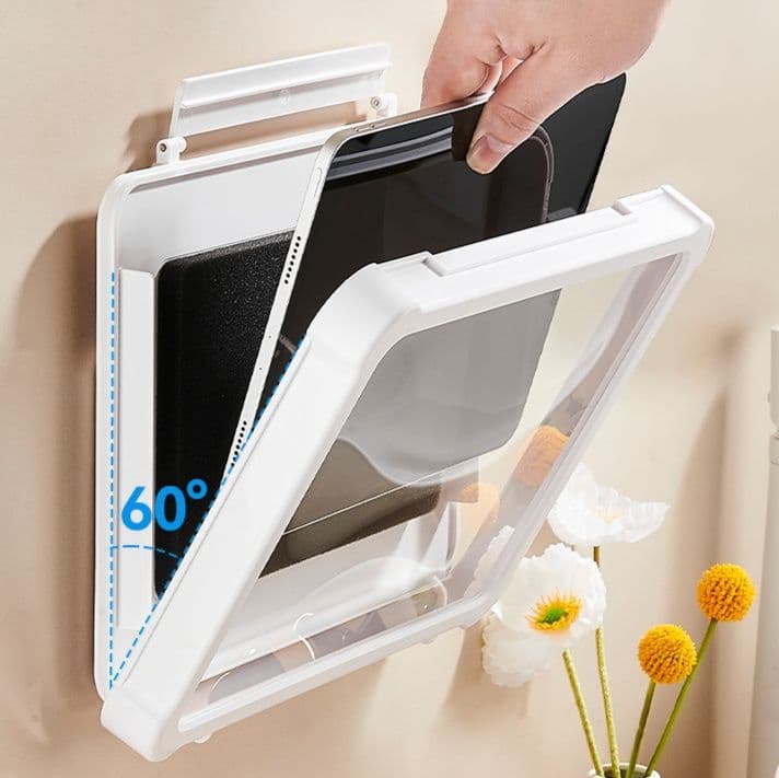 タブレットケース 浴室壁掛け対応/完全防水タブレット保護ケース
