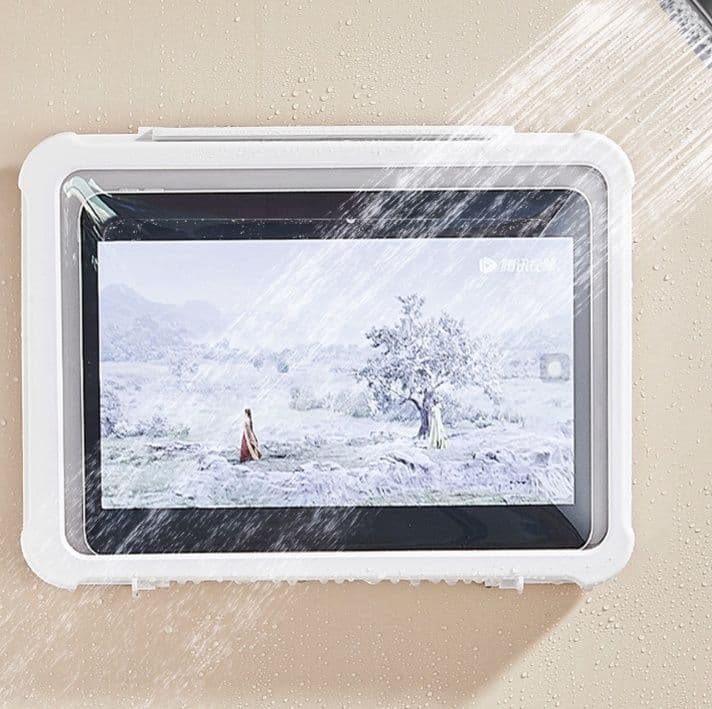 タブレットケース 浴室壁掛け対応/完全防水タブレット保護ケース