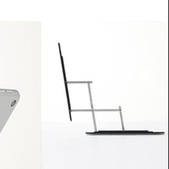 タブレットケース 折りたたみ式角度調整機能付き端末用スタンド