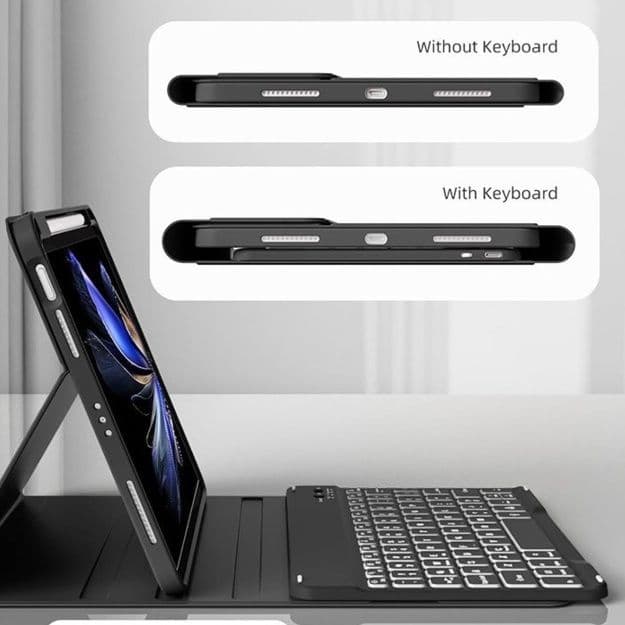 タブレットケース 脱着式キーボード付きタブレットケース iPad/mini