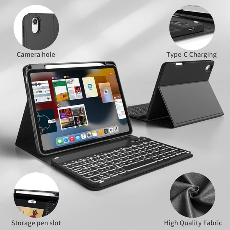 タブレットケース 脱着式キーボード付きタブレットケース iPad/mini