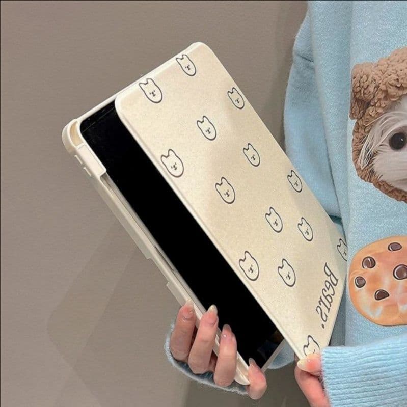 タブレットケース 可愛い小熊柄/手帳型タブレットケース iPad/iPad Air/iPad Pro/mini