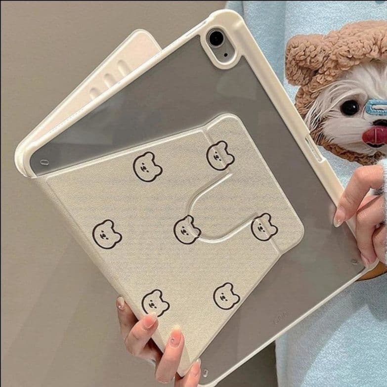 タブレットケース 可愛い小熊柄/手帳型タブレットケース iPad/iPad Air/iPad Pro/mini