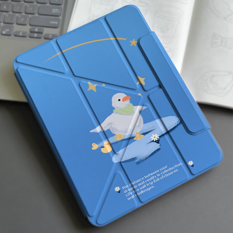 タブレットケース iPad/iPad Air/iPad Pro/mini ゆるかわ動物イラスト保護カバー