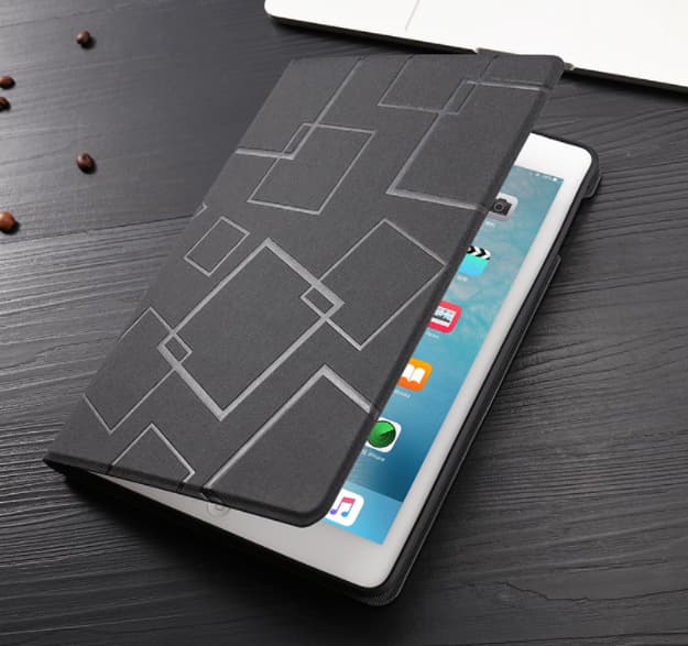 タブレットケース 幾何学模様 iPadケース スタンド機能付き滑り止め保護カバー iPad/iPad Air/mini