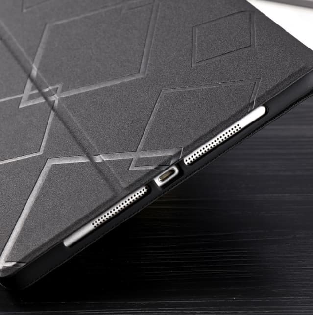 タブレットケース 幾何学模様 iPadケース スタンド機能付き滑り止め保護カバー iPad/iPad Air/mini