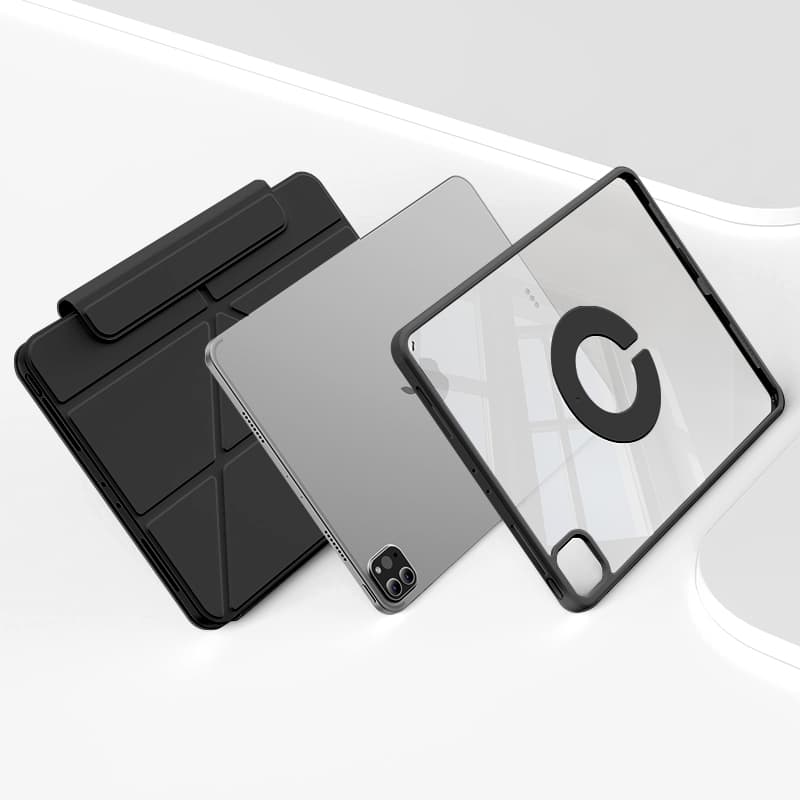 タブレットケース iPad/iPad Air/iPad Pro/mini スマート三つ折り式保護カバー