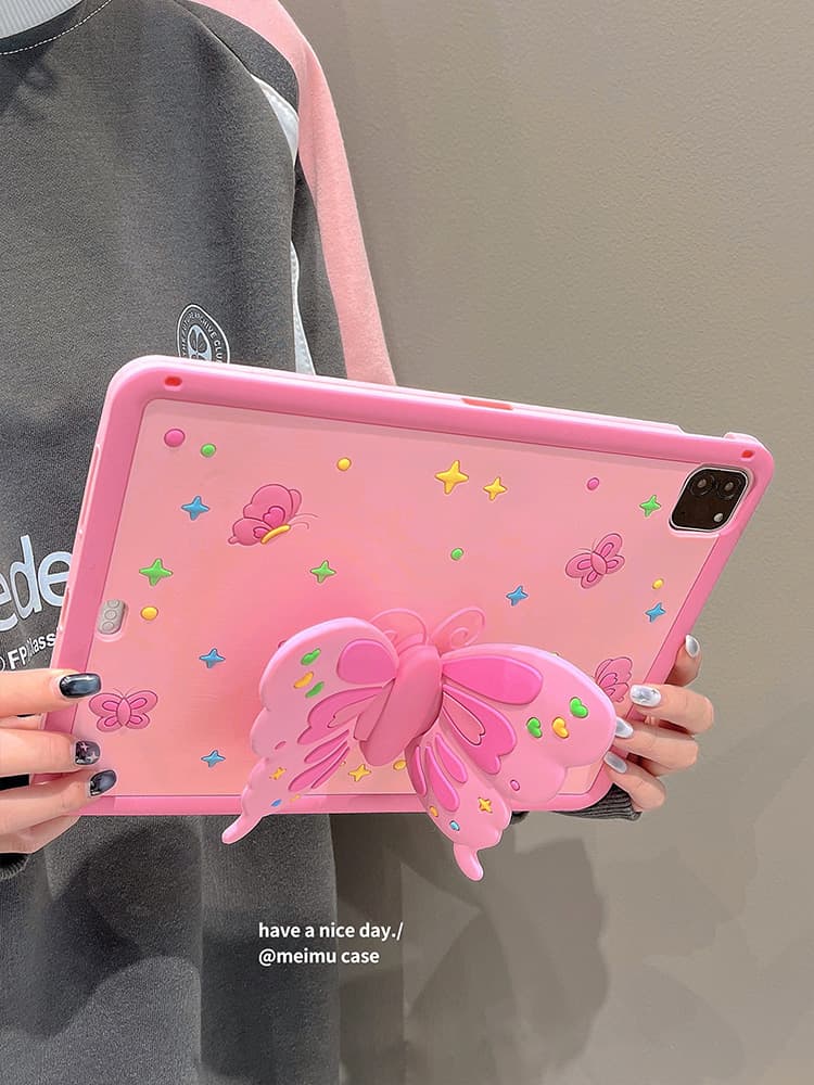 タブレットケース iPad 蝶々立体デザイン 保護タブレットケース iPad/iPad Air/iPad Pro/mini