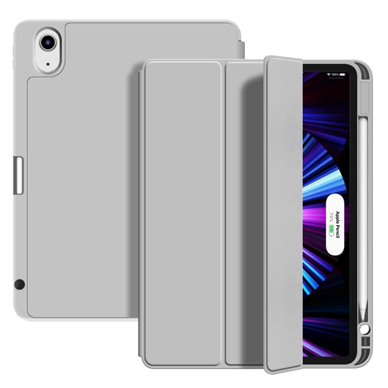 タブレットケース 三つ折り設計 保護ケース 収納スロット付き iPad/iPad Air/iPad Pro/mini