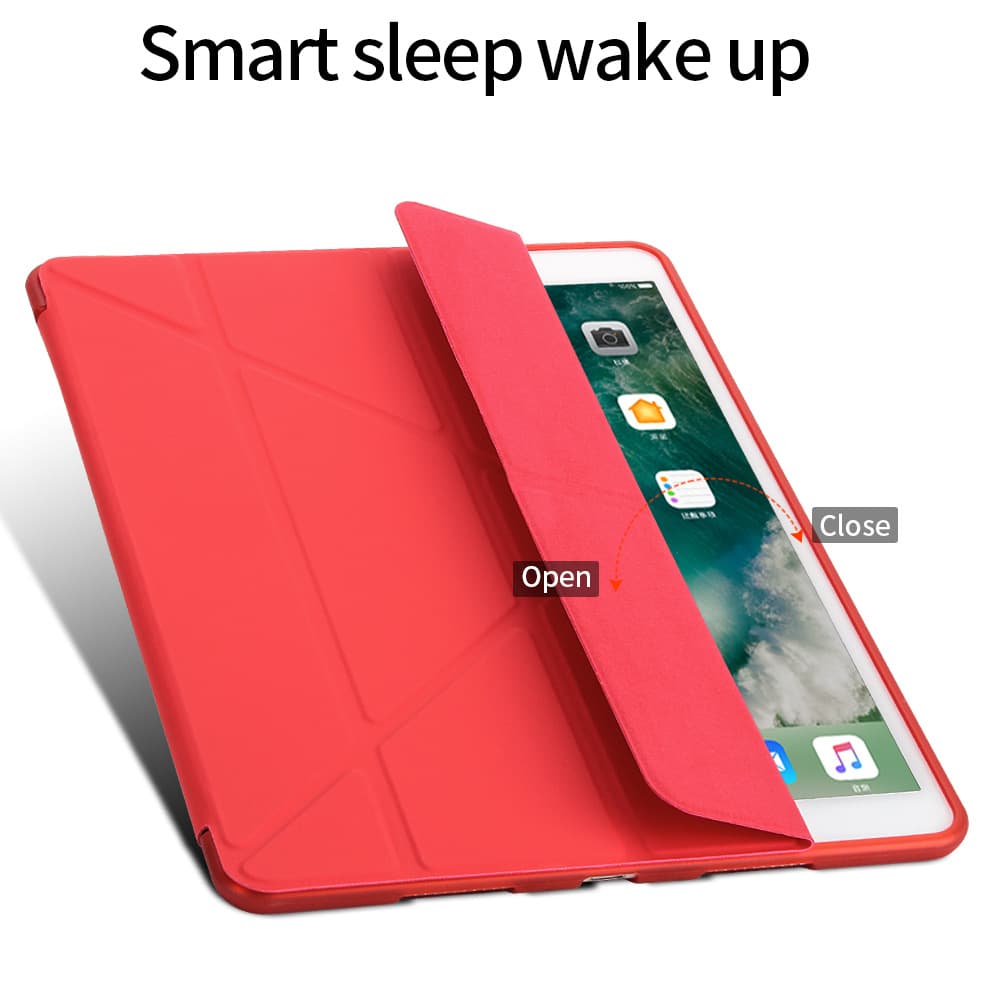タブレットケース 多角度対応折りたたみスタンド付きタブレット保護ケース　iPad / iPad Air / iPad Pro / mini