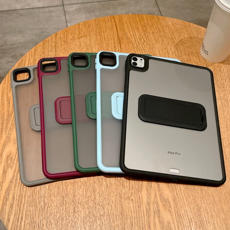 タブレットケース スタンド機能付き半透明タブレットケース iPad/iPad Air/iPad Pro/mini