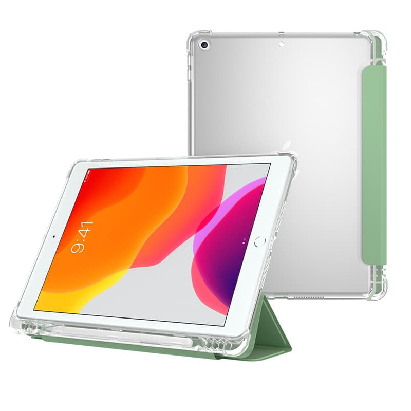 タブレットケース iPad/iPad Air/iPad Pro/mini クリアバック スタンド機能付き保護カバー