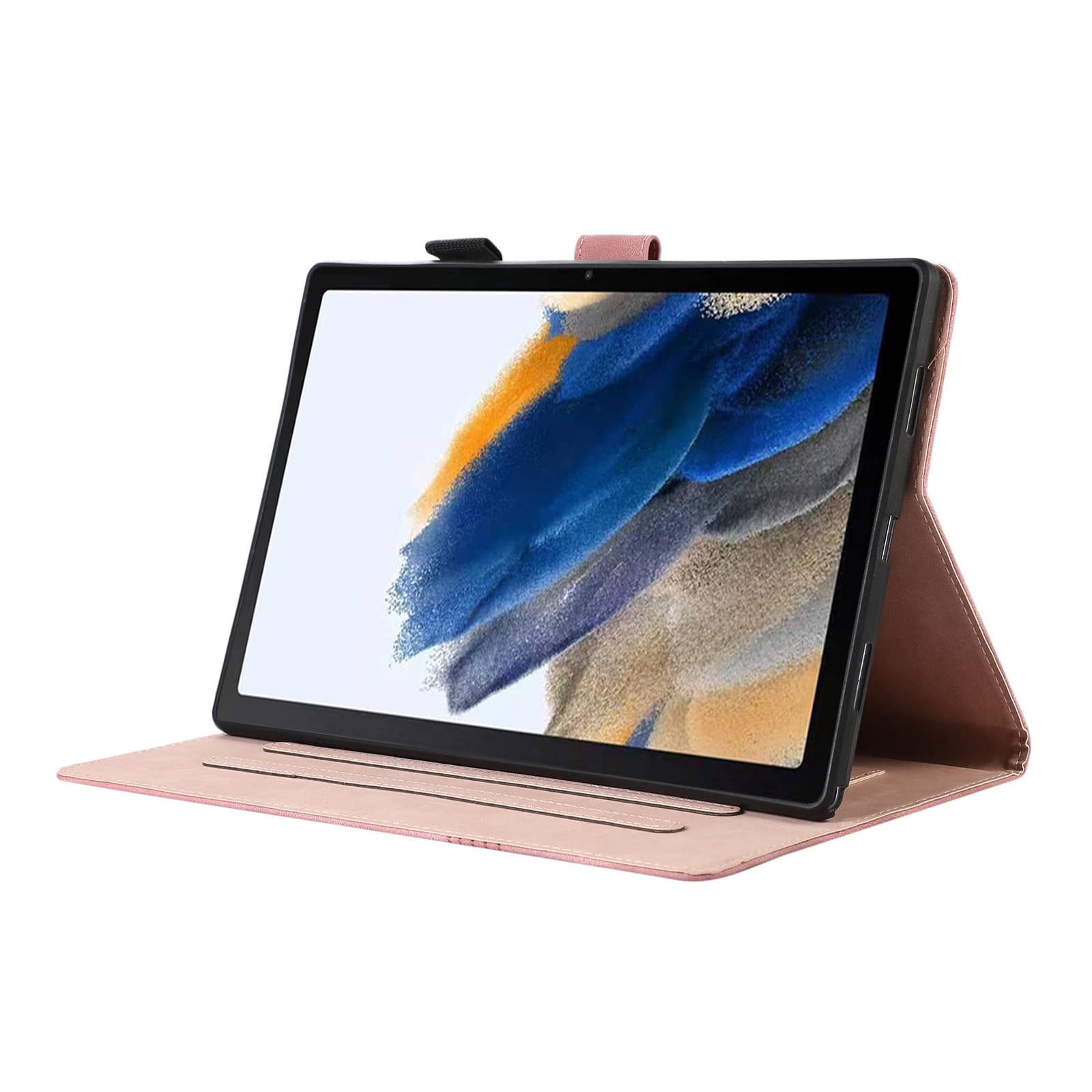タブレットケース 蝶と音符の刺繍入り / 合皮手帳型タブレットケース iPad/iPad Air/iPad Pro/mini   Huawei / Lenovo / OPPO / Xiaomi 