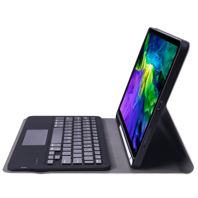 タブレットケース 無線キーボード付き多角度調整可能 iPadタブレット保護ケース iPad Pro
