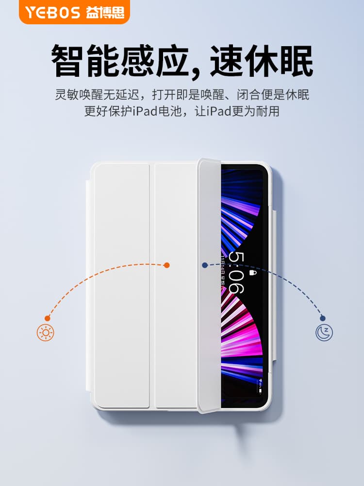 タブレットケース iPad/iPad Air/iPad Pro/mini 多機能磁気吸着式タブレット保護カバー