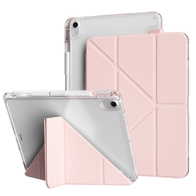 タブレットケース iPad/iPad Air/iPad Pro/mini 透明ソフト筆槽付き保護カバー