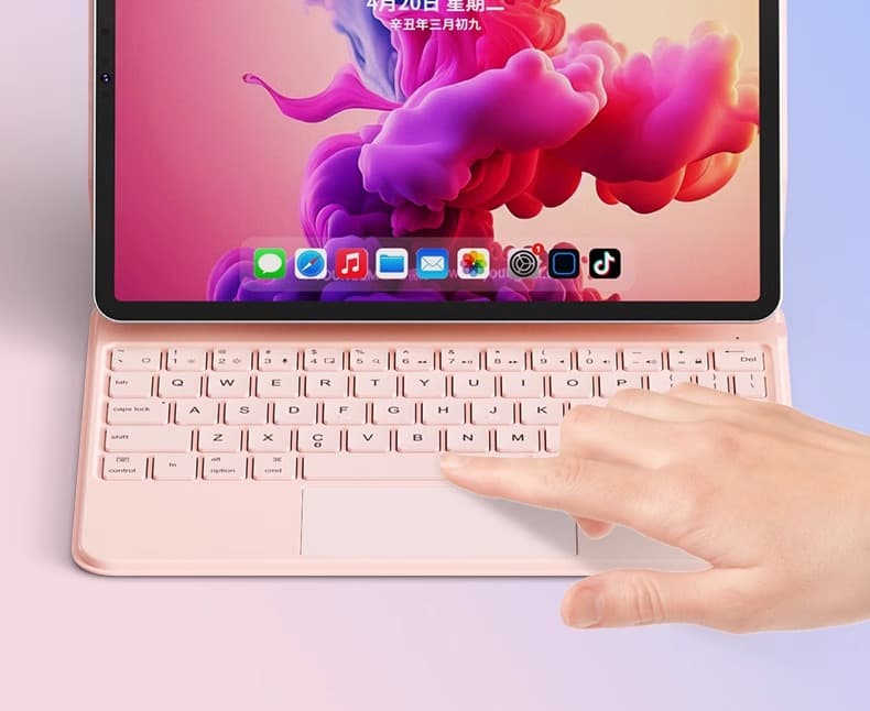 タブレットケース マグネット式タブレット用薄型キーボードケース iPad Air/iPad Pro